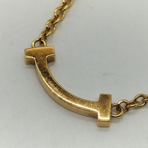 Tiffany and Co. Bracelet T Smile Gold mon-606-091525 - Picture 3 of 9